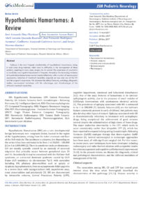 Articulo Hypothalamic Hamartomas